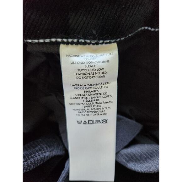 NWT Maeve The Colette Corduroy Wide Leg Pants Plus Size 24W Black #7C411 - Picture 10 of 11